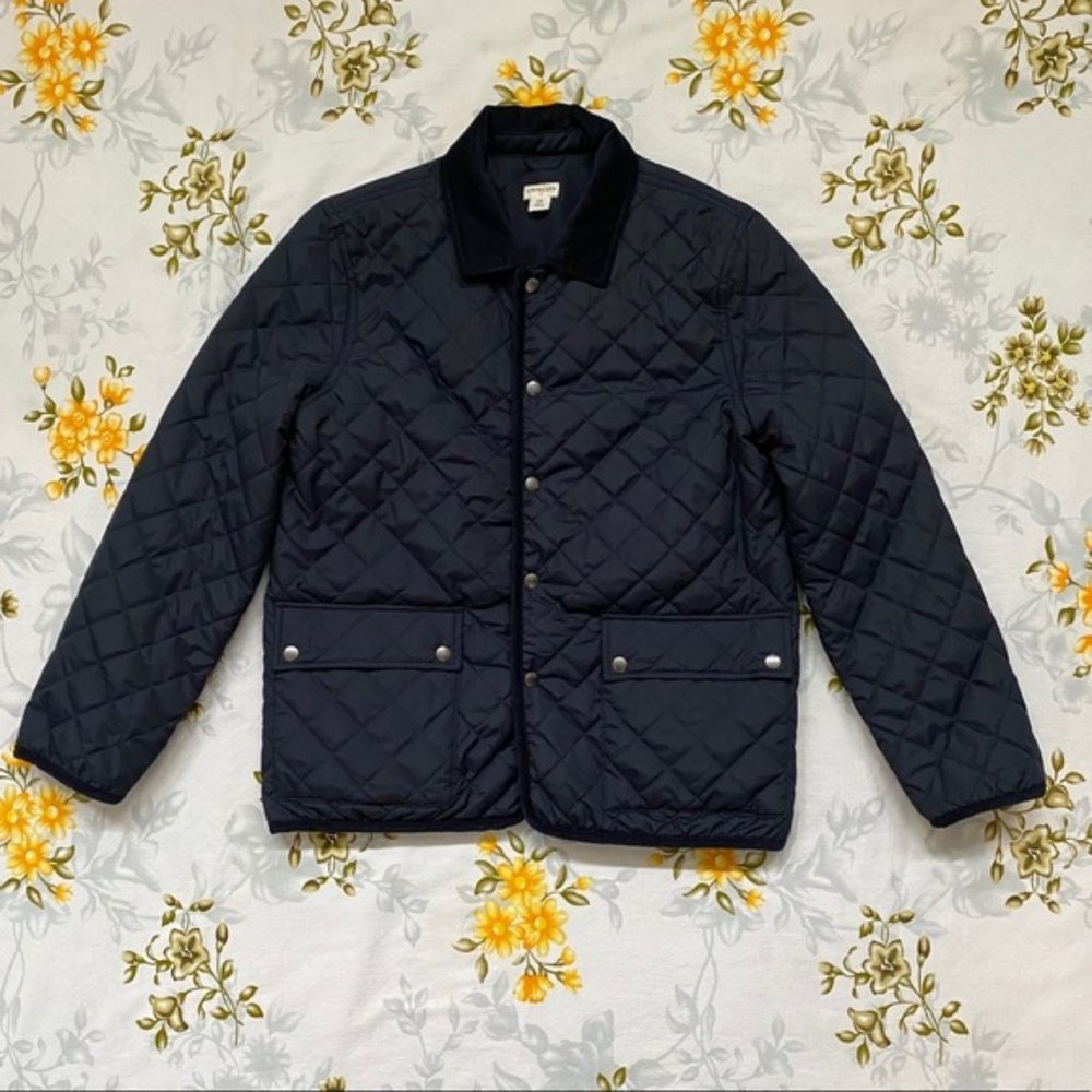 J. Crew Size 12 Quilted Blue Jacket